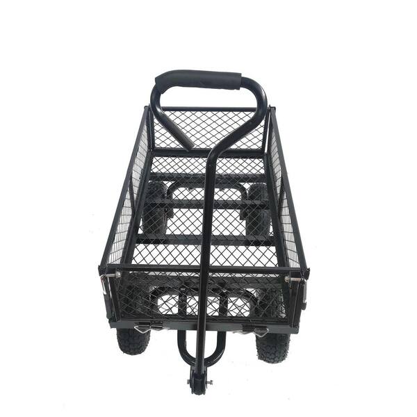 Unbranded 3.5 cu.ft. Metal Cargo Wagon Garden Cart