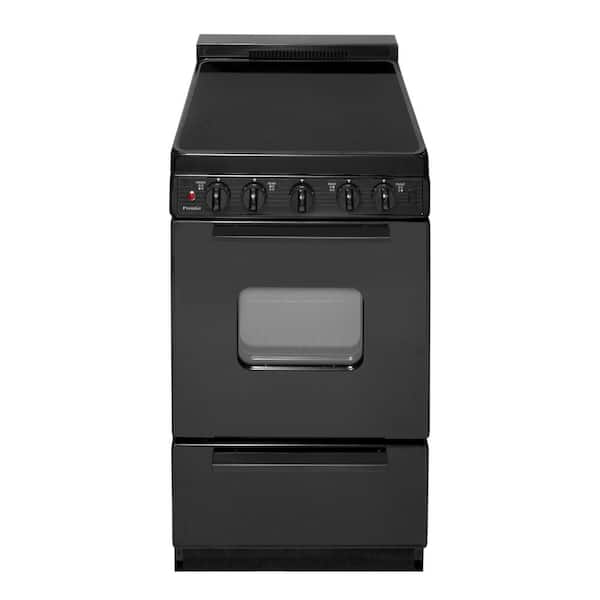 Premium LEVELLA 20 in. 2.1 cu. ft. 4-Burner Single Oven Electric Range with  Storage Drawer in Stainless PRE2023GS - The Home Depot
