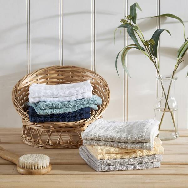 Tommy Bahama Northern Pacific 12-Piece Navy Blue Cotton Wash Towel Set
