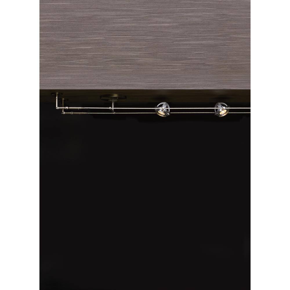 Satin Aluminum Adjustable Kable Lite Display Head, 5.5"
