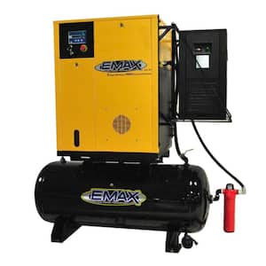 Premium Series 120 Gal. 7.5 HP 230-Volt 3-Phase Electric Variable Speed Rotary Screw Air Compressor W/Refrigerated Dryer