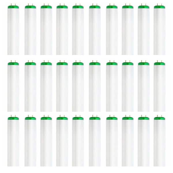 20-Watt 24 in. Linear T12 Fluorescent Tube Light Bulb Cool White (4100K) (30-Pack)