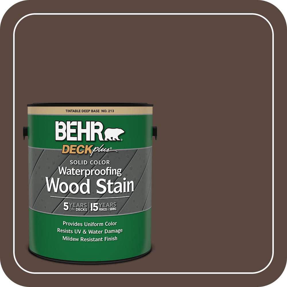 BEHR DECKplus 1 gal. #N170-7 Baronial Brown Solid Color