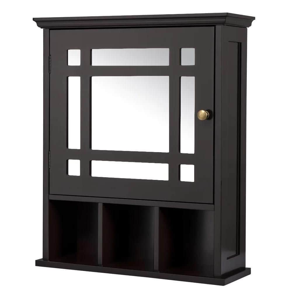 Cubilan 20 in. W x 24 in. H Medium Rectangular Brown Wood Surface Mount