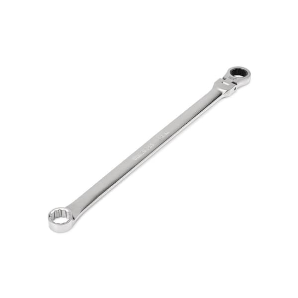 TEKTON 3/4 in. Long Fixed/Flex Head 12-Point Ratcheting Box End Wrench