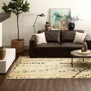 Trailing Vines Multi 7 ft. 6 in. x 10 ft. Abstract Area Rug