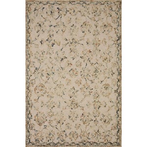 Halle Lagoon/Multi 1 ft. 6 in. x 1 ft. 6 in. Sample Traditional Wool Pile Area Rug