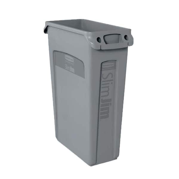 23 gal. Slim Jim Waste Container with Venting Channel