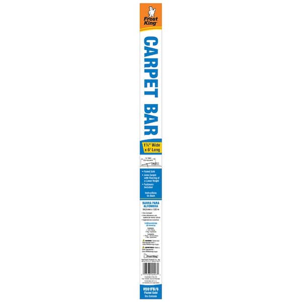 Fluted Gold 1-3/8 in. x 6 ft. Tile Edging Strip Carpet Bar