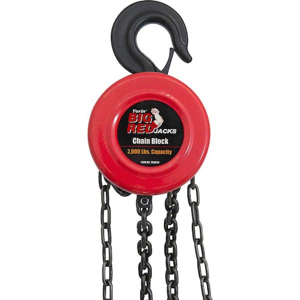 Big 1-Ton Chain Hoist TR8909 - The Home Depot