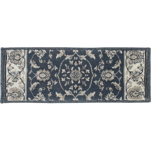 Kurdamir Rockland Shade 9 in. x 26 in. Polypropylene Stair Tread Cover
