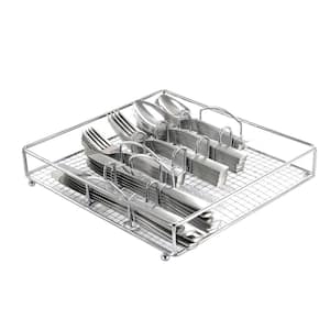 Abbeville 61-Piece Flatware Set with Wire Caddy (Service for 12)