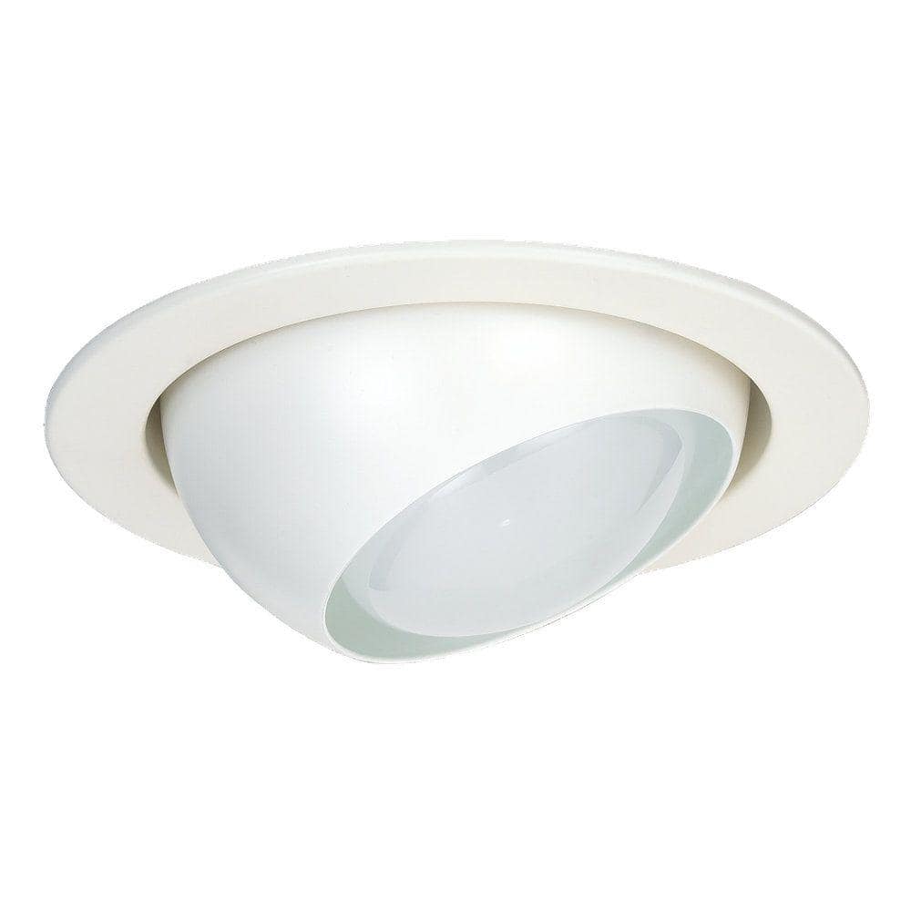 Generation Lighting 4 in. White Mini-Recessed Eyeball Trim