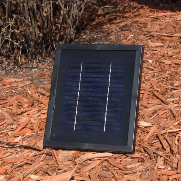 Earth Finish Solar Powered 2-Tier Outdoor Fountain with LED Light