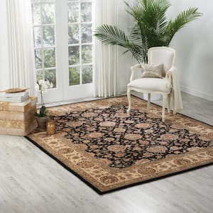 2000 Midnight 8 ft. x 10 ft. Bordered Traditional Area Rug