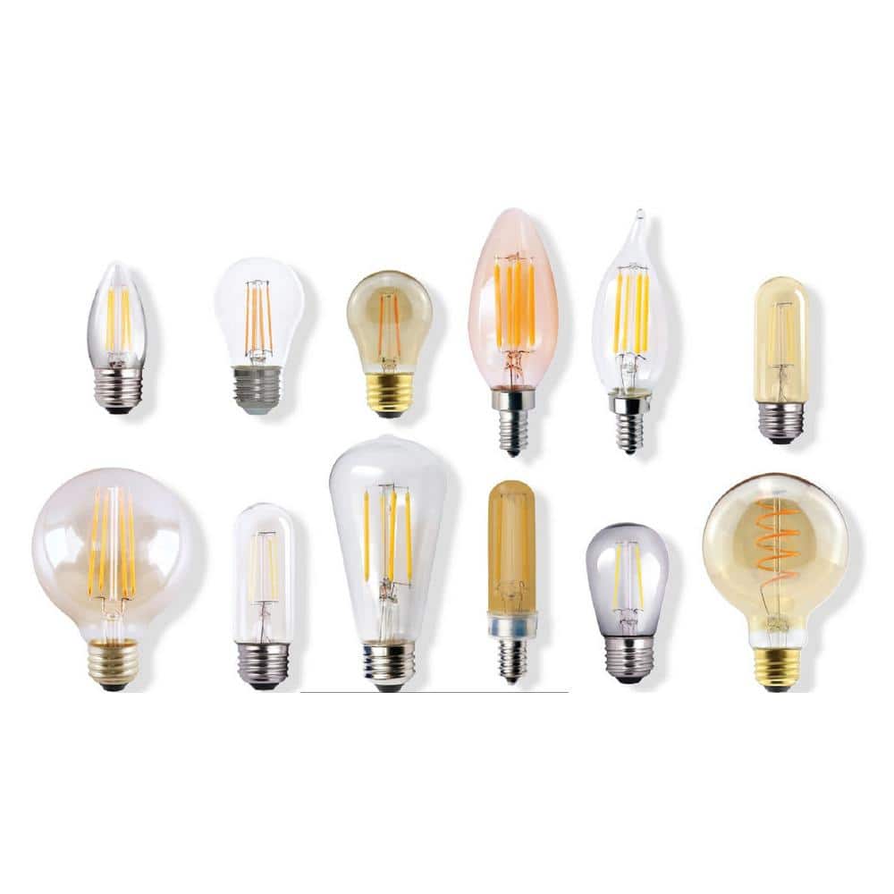Dimmable Clear Blunt Tip LED Light Bulb
