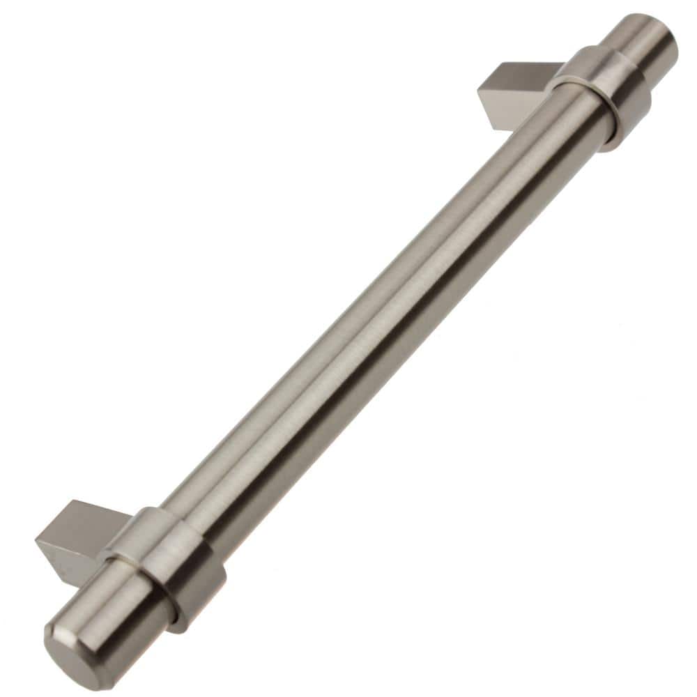 Brushed Stainless Steel 5-Inch Modern Bar Pull