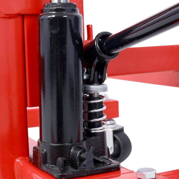 Sudzendf Red Steel Hydraulic Door Remover and Installer Jack Hoist
