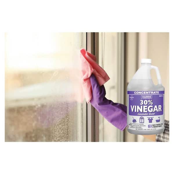 HARRIS Cleaning Vinegar All Purpose Household Surface Cleaner, 128oz  (Lavender) with Easy Fill Funnel