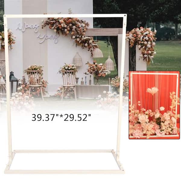 Handheld Sign Stand Holder Sign Stands for Display Metal Square