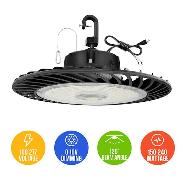 150/200/240 Wattage Selectable UFO LED High Bay Light 4000-5000-6000K