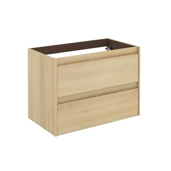 WS Bath Collections Ambra 31.1 in. W x 17.6 in. D x 21.8 in. H Bath Vanity Cabinet Only in Nordic Oak