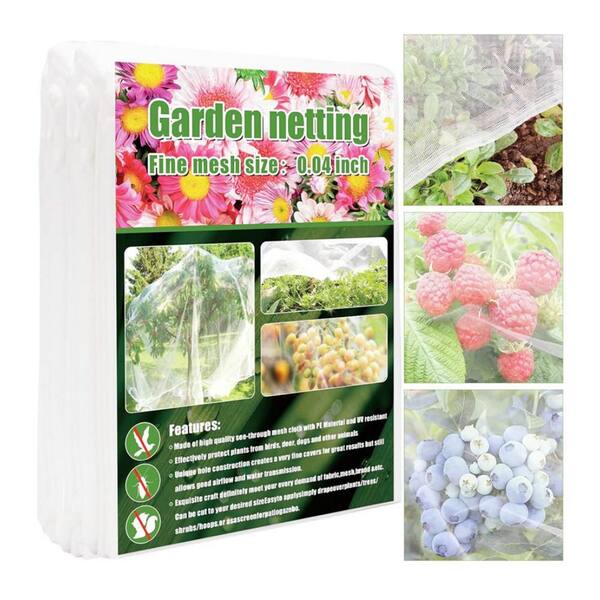 Ultra Fine Mesh Garden Netting, Trellis Bird Netting For Garden Protection, Plant