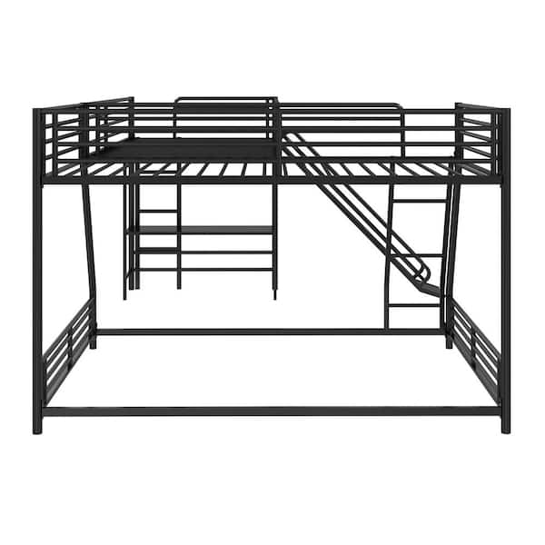 Reviews for Harper & Bright Designs L-Shaped Twin over Full Bunk