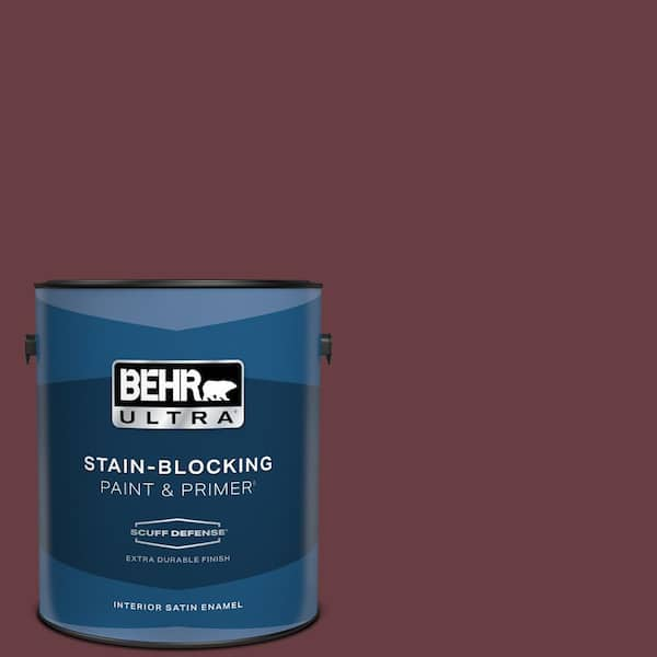 BEHR ULTRA 1 gal. #T14-11 Imperial Jewel Extra Durable Satin Enamel Interior Paint & Primer