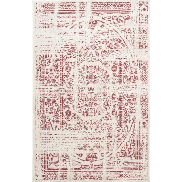 nuLOOM Arlena Pink 8 ft. x 10 ft. Persian Area Rug