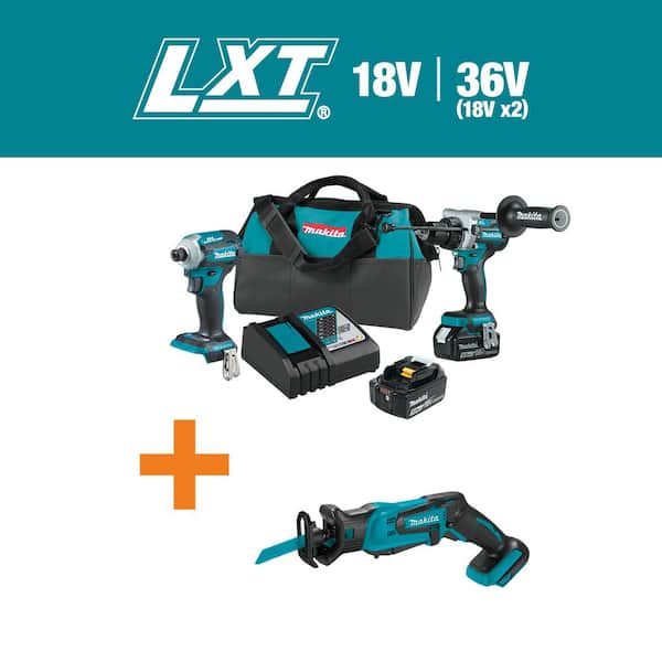 18-Volt LXT Lithium-Ion Brushless Cordless Recipro Saw, Tool-Only with BONUS 18-Volt LXT Lithium-Ion 5.0 Ah Battery 18-Volt LXT Lithium-Ion Brushless Cordless Recipro Saw, Tool-Only with BONUS 18-Volt LXT Lithium-Ion 5.0 Ah Battery