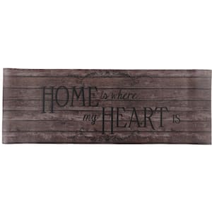 Home Heartwood 55 in. x 19.6 in. Anti-Fatigue Kitchen Mat