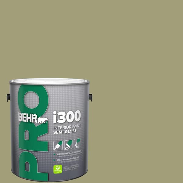 BEHR PRO 1 gal. #MQ6-57 Bermuda Grass Semi-Gloss Interior Paint