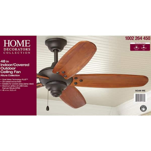 Altura 60 in Oil Rubbed Bronze Ceiling Fan Replacement Parts 