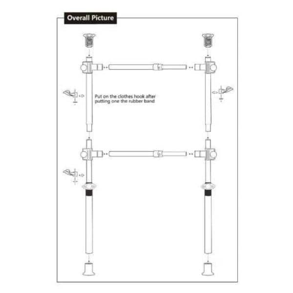 Cloth putting online stand