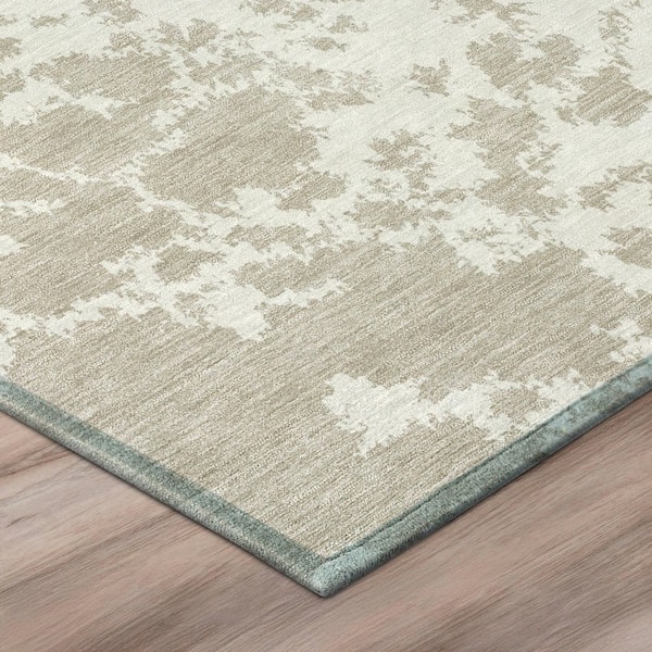 Chantille Machine Washable Indoor/Outdoor Abstract ACN2919 Cream 3 ft. x 4 ft. Area Rug