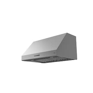 Tidal II 30 in. Convertible Wall Mount Range Hood with LED Lights in Stainless Steel