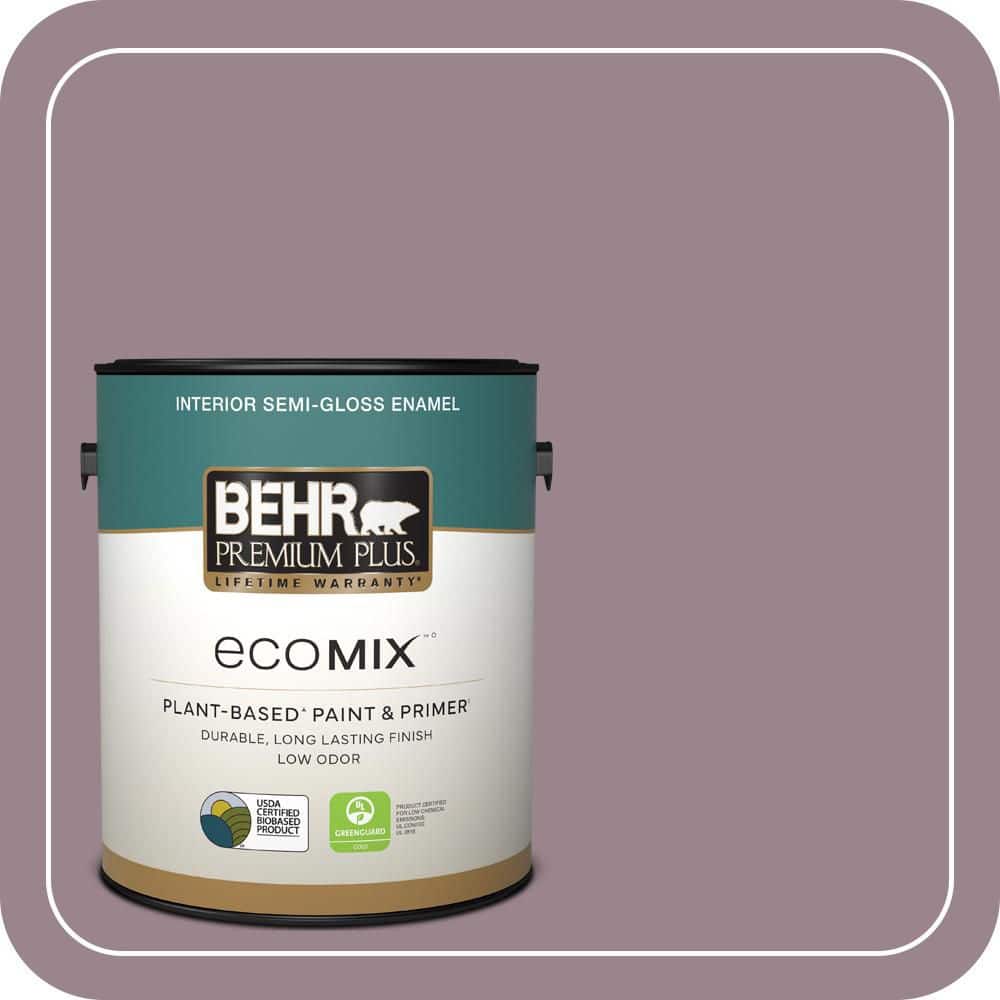 1 gal. Home Decorators Collection #HDC-CL-05 Orchard Plum Semi-Gloss Enamel EcoMix Plant-Based Interior Paint & Primer price history on PriceWatchPro