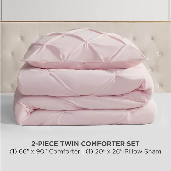 JUICY COUTURE Kiss Pleat Micro Mink 2-Piece Pale Pink Polyester