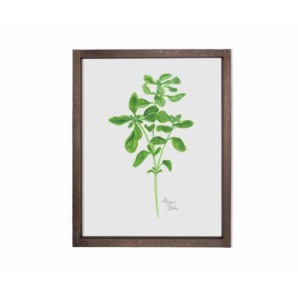 Unbranded "Nature's Lace 2" Oregano Farmhouse Decorative Sign 8 in. x 10 in.