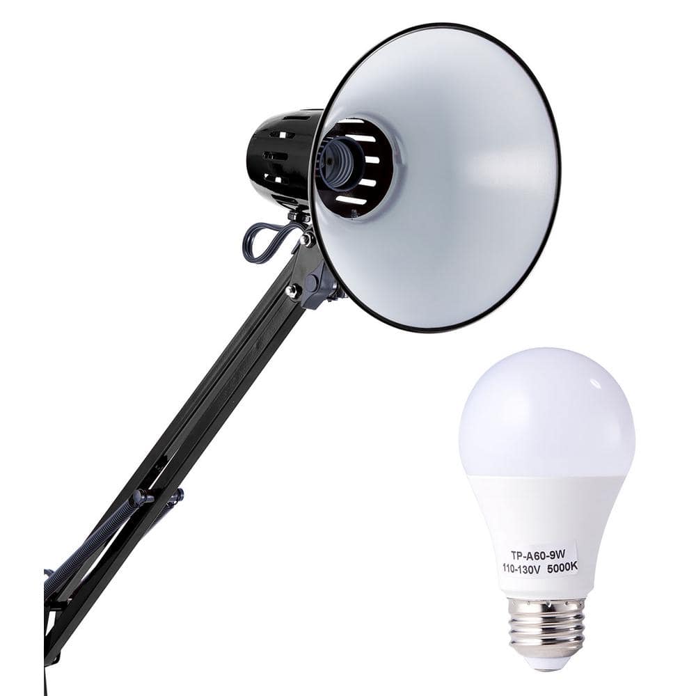65" Black Metal Adjustable LED Floor Lamp