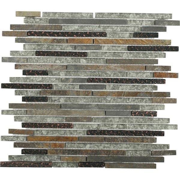 Ivy Hill Tile Paradise Utopia  2 in. x .31 in. Glass Wall Tile Sample