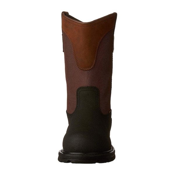 Carhartt Men’s Core Waterproof Wellington Work Boots – Steel Toe – Brown – 8 Carhartt Men main image 2