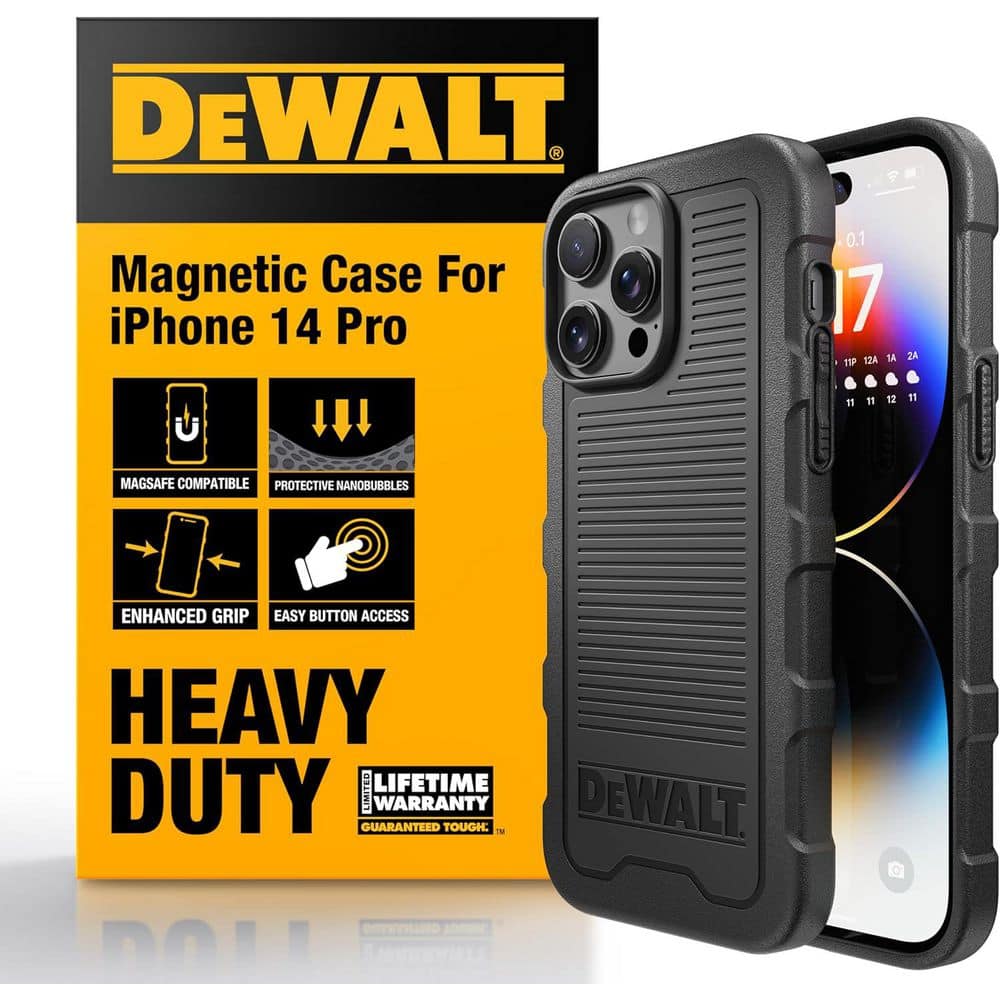 DEWALT Magnetic Case for iPhone 14 Pro