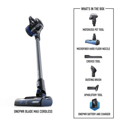 ONEPWR Blade Max Cordless Stick Vacuum Cleaner with Lithium-Ion Battery