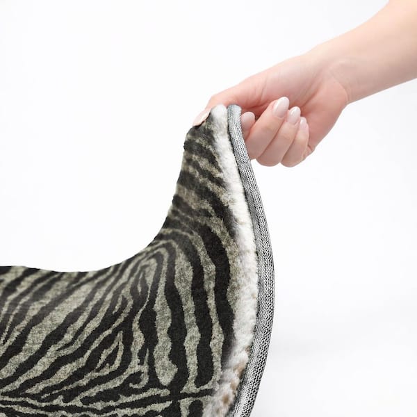 Dream Shag Premium Machine Washable Abstract ADS42 Shadow 2 ft. x 3 ft. Accent Rug