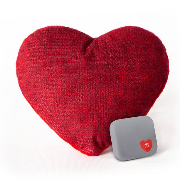 large heart pillow