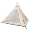 Winado Cotton White Mesh Triangle Camping Tent 334264638632 - The Home Depot