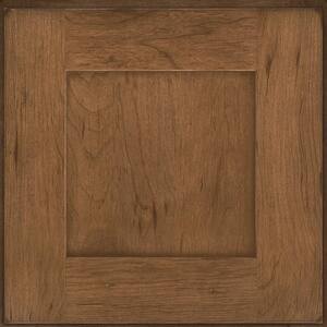 14-5/8 in. x 14-5/8 in. Cabinet Door Sample in Aged Bourbon