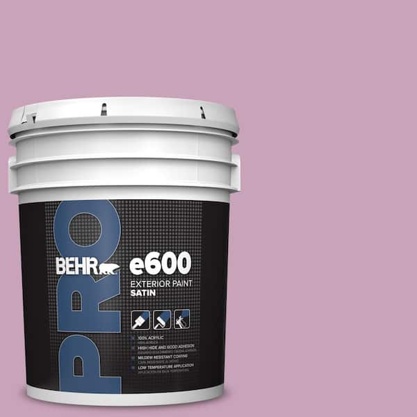 BEHR PRO 5 gal. #690D-4 Taste of Berry Satin Exterior Paint